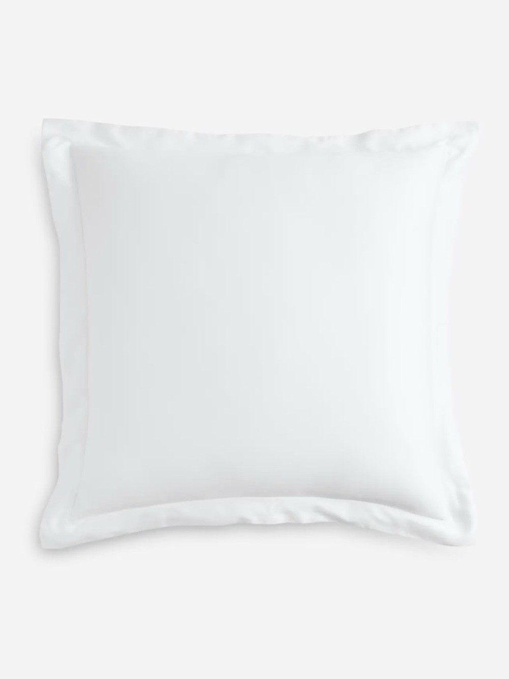 NWOT Quince White Cotton Sateen Euro Sham